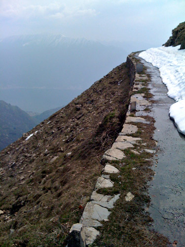 Rifugio Venini road