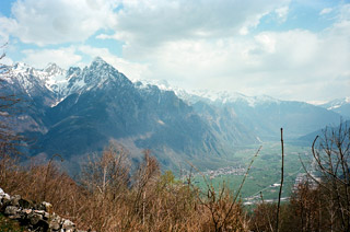 Menarola (above) near Chiavenna, Italy