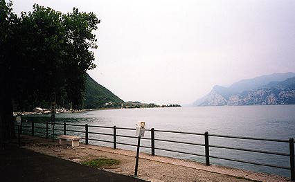 Lago di Garda looking south at Malcesine