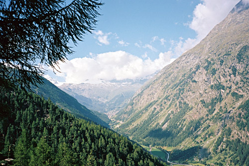 Zermatt and Matterhorn in the clouds