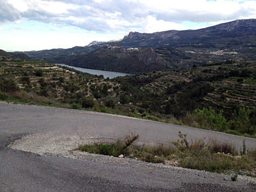 Guadalest dam and Guadalest