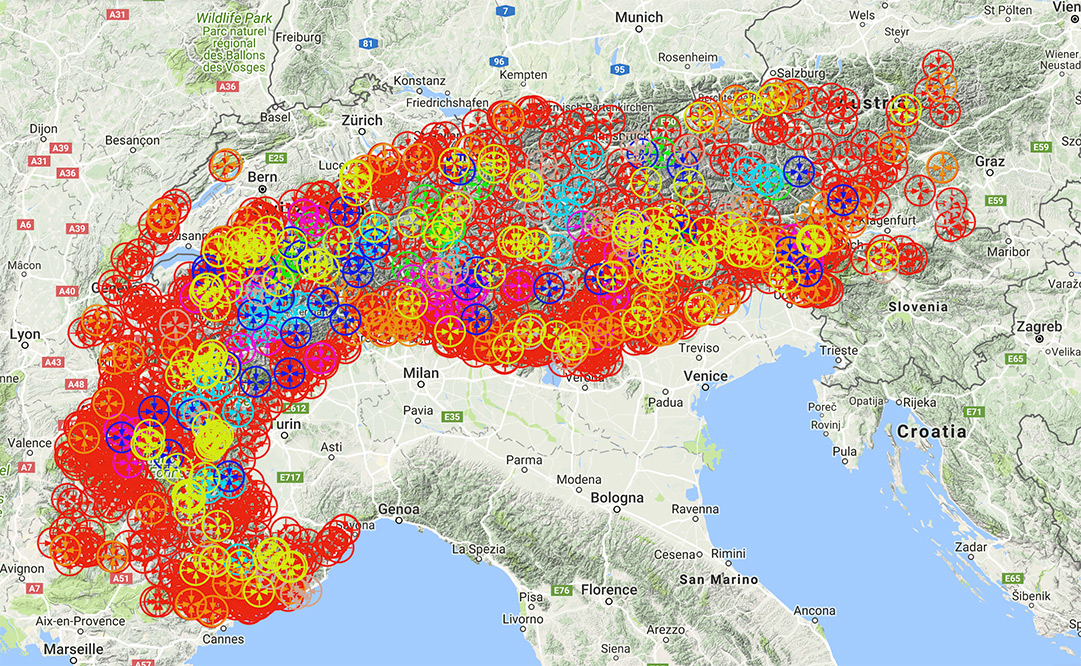 Alps-map