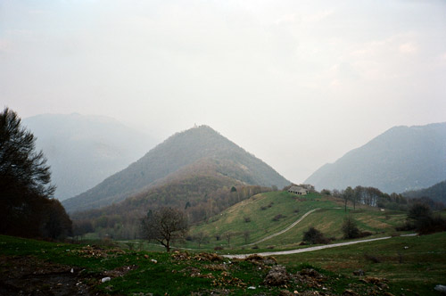 View from Erbonne road toward Lago Como