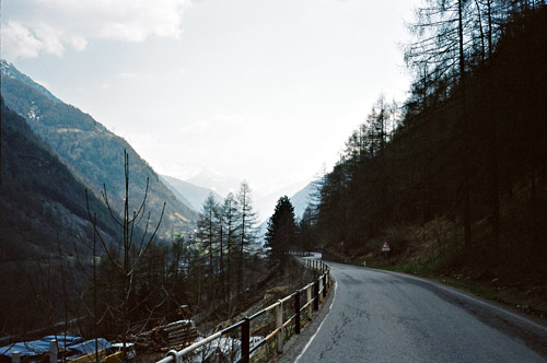 Val Malenco - looking down toward Sondrio