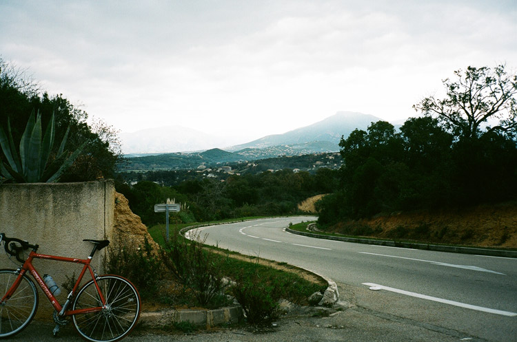 Looking back toward Ajaccio