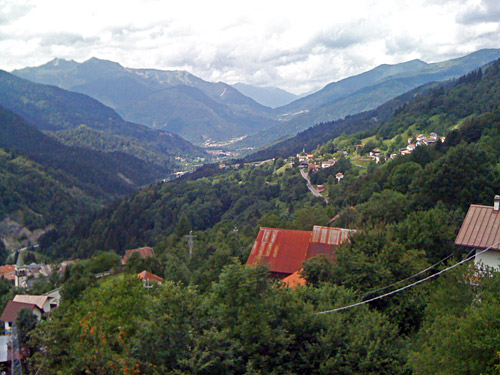 Forcella di Lis toward Zoncolan + Valcalda